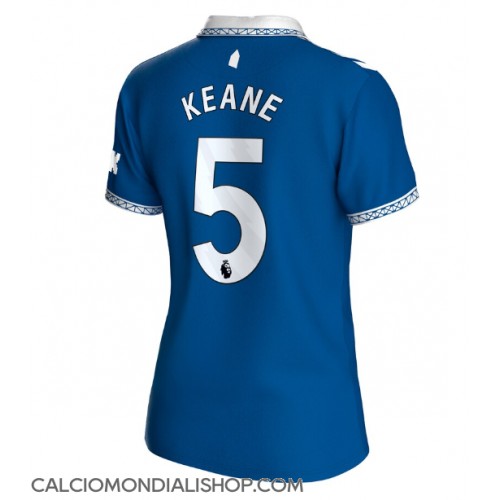 Maglie da calcio Everton Michael Keane #5 Prima Maglia Femminile 2023-24 Manica Corta